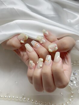 ぽむぽむプリンネイル