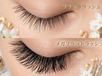 ベルキャット(Belle Cat)の写真/≪人気No.1★メガフラットラッシュ≫軽いのに濃さが出る◎細いまつ毛もボリューム感のある印象的な目元へ！
