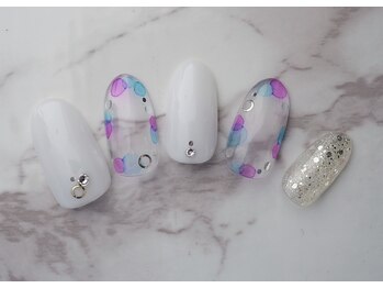 リボン 立川店(Ribbon)/定額Design7000円+tax 紫陽花