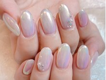 ネイルマジック 仙台一番町店(NAIL MAJIC)/シンプルオーロラネイル☆