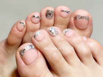 ヴィーナ(VENA)/フットもガラスフレンチ♪