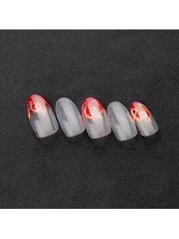 【メンズ定額】ファイヤーネイル