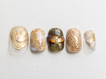 ルフトエーデ(LUFT Ode)/【Art 10】Goldネイル