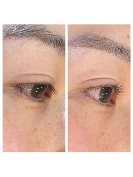 メンズプシュケ(men's PSYCHE)/眉WAX+まつ毛パーマ