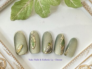 ユウコネイルズアンドエステティック ラ デェス(Yuko Nails & Esthetic La Deesse)/ゴールドコース(定額制)¥8000