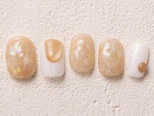 アイネイルズ 渋谷店(I nails)/オレンジうるうるシェル