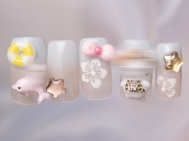 海イルカ猫サマーグラデ¥10480