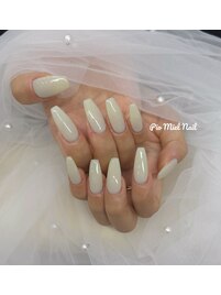 ミルキーアイボリーネイル