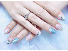 パープルラビット(purplerabbit)/◆水色マグネット