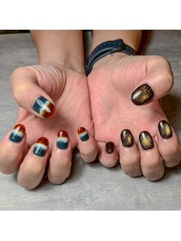 サロンドティス 学芸大学(salon de tis)/３色グラデーション