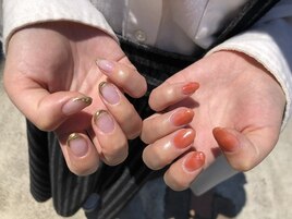 左右非対称ネイル