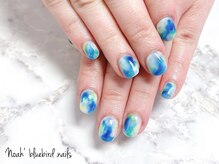 ノアブルーバードネイルズ(Noah' bluebird .nails)/ブルーメインのニュアンスアート