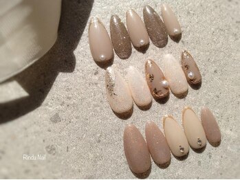 リンドゥネイル(Rindu Nail)/11月新作　定額キレイめシンプル