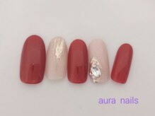 アウラネイルズ(aura nails)/☆ベーシックデザイン￥7800