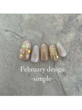 エトワールネイル 高崎筑縄町店(Etoile nail)/25年2月シンプルハンド定額