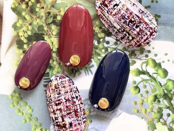 ミューク(myuk)/ワンカラー / ツイード 