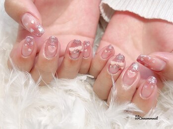 シナモンネイル(cinnamonnail)/リボンネイル