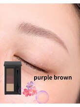 ルーム(ROOM)/秋冬に向けてパープルブラウン眉
