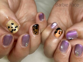 バービーフェイス 恵比寿(Barbie Face)/ハロウィンネイル