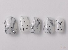 アイネイルズ 横浜WEST店(I-nails)/個性派ニュアンスシルバー¥8000