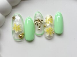 プルメリアネイル/8000円