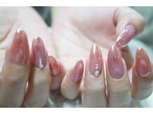 ネイル シスター(nail sister)/ピンクミラーグラデーション