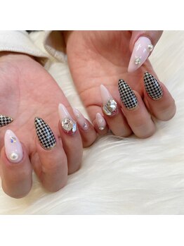 フフレ(FUFRE)/千鳥柄ネイル！