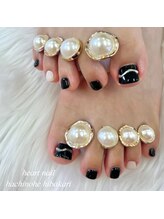 はあとねいる 八戸日計店/☆お客様BLACKフットネイル☆