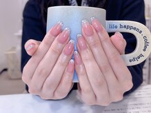 キナ(KINA)/12/28　ベース1色ガラスフレンチ