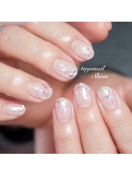 たゆ ネイル(たゆnail)/新色ラメグラデーションネイル