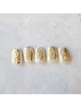 マノ(mano)/ホワイトニュアンスネイル