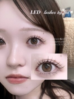 パティオアイラッシュ(Patio eyelash)/LEDエクステパーマ80本