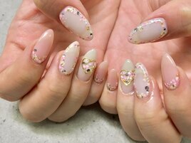 押し花！春ネイル