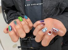 リサライオン(Lisa Lion)/持ち込みデザイン☆メンズネイル