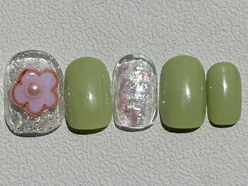 カラ ネイル 中津店(calla nail)/新色グリーンカラー