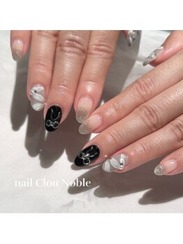 ネイルクルーノーヴル(nail Clou Noble)/リボンデザイン