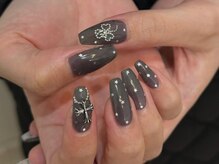 シェリーラメール 原宿店(cherie la mer)/ブラックカラーネイル