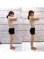 イーストレッチジム 大阪心斎橋店(E-STRETCH GYM) 姿勢が整うとボディラインも整い引き締まります♪