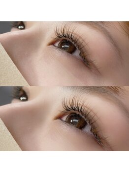 ワヴアイラッシュ(WUV eyelash)の写真/エクステごとに全18色☆ 豊富なカラーで目元から垢抜けた印象に♪こだわりのカラーデザインをお試し下さい*