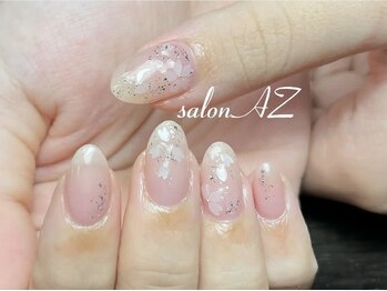 サロン エージー(salon AZ)の写真/イメージ画像の持ち込みや相談もOK！パーツやアートなどで指先も季節に合わせたおしゃれな春ネイルに♪