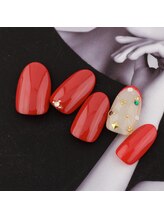 ラ カゼッタ(La casetta)/シンプルビジューネイル