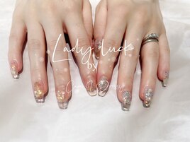 涼しげうるうるクリアネイル