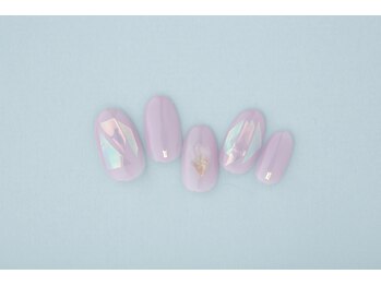 エムスラッシュ ネイル 新百合ヶ丘店(M.SLASH)/オーロラ　フィルムネイル