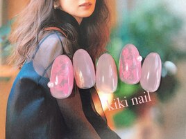 ピンクシアーネイル