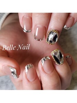 ベルネイル(Belle Nail)/ガラスフレンチ