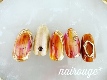 ネイル―ジュ 札幌大通店(nairouge*)/さつまいもネイル♪