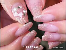 ファストネイル アスナル金山店(FAST NAIL)/*先着順*冬っぽ♪リボンネイル