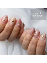 ネイルズガーデン(NAILS GARDEN)/バレンタインネイル