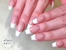 【初回ジェルオフorウォーターケア無料】＊フレンチネイル＊