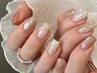 New｜SNS人気デザイン*ワンカラーネイルxレースネイル4本5980/フィルイン対策